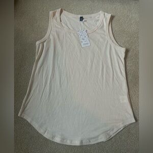 Cream Summer Tank Top